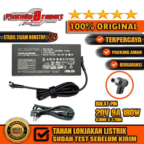 Jual Casan Adaptor Charger Asus TUF ROG 20V 9A 180W DC 6 03 7mm