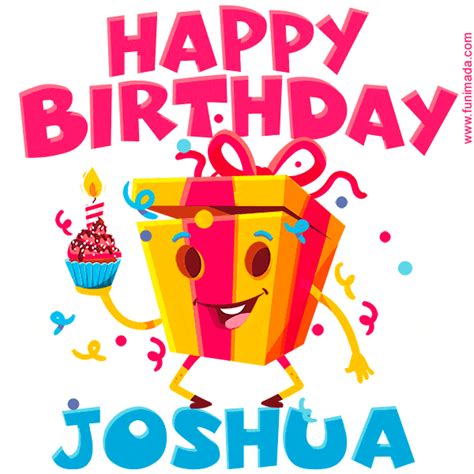 Funny Happy Birthday Joshua GIF | Funimada.com