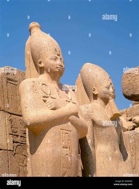 Statue Des Mittleren Reiches Pharao Tempel Des Amun Karnak World