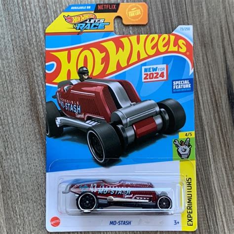 Toys Hot Wheels Mo Stash Mustache Car Experimotors Lets Race Netflix New Hotwheels Poshmark