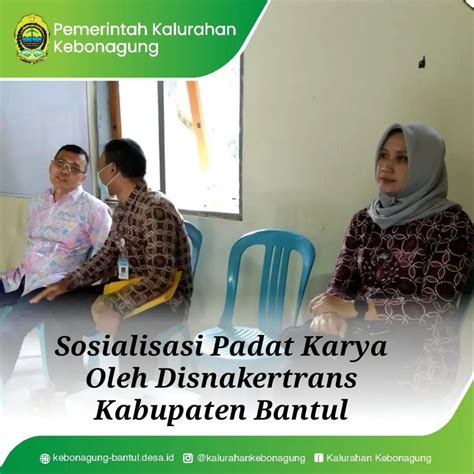 Sosialisasi Padat Karya Di Padukuhan Tlogo Rt Website Kalurahan