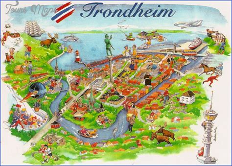 Trondheim Norway Map - ToursMaps.com