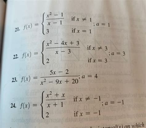 Solved Determine Whether The Following Functions Are