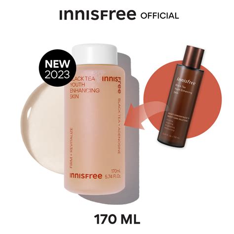 Innisfree Black Tea Youth Enhancing Skin 170ml อินนิสฟรี โทนเนอร์ชาดำ