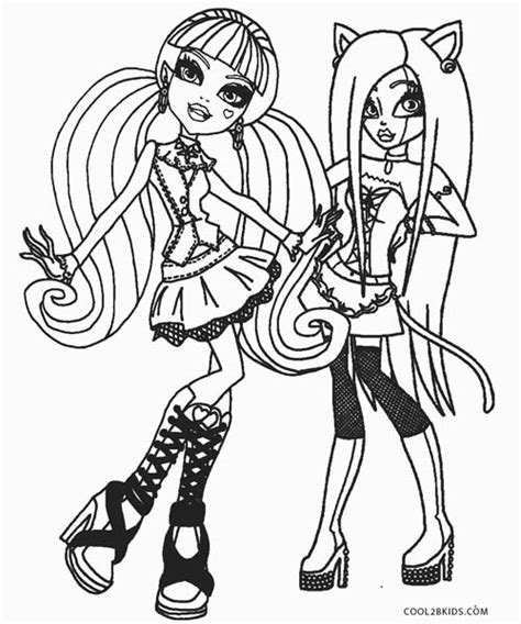 Free Printable Monster High Coloring Pages For Kids