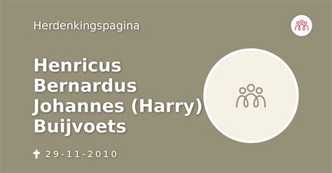 Henricus Bernardus Johannes Harry Buijvoets 29 11 2010