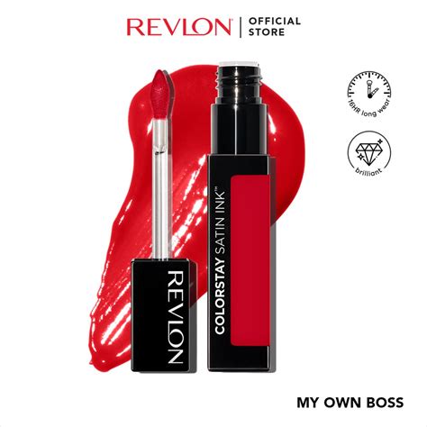 Revlon Colorstay Liquid Lipstick Satin Ink 16Hr Longwear Shopee