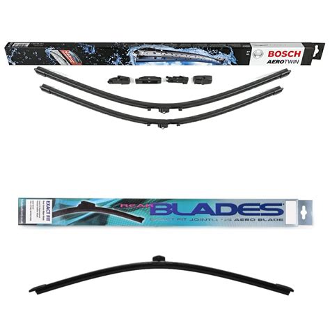 Bosch Multi Clip Aerotwin Apu And Blades Rear Screen Triple Pack Windscreen Wipers