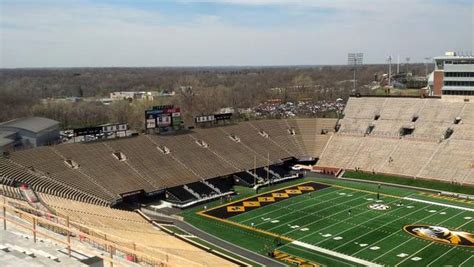 Mizzou Football Stadium Map