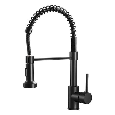 Single Handle Pull Down Sprayer Kitchen Faucet Single Hole Kitchen