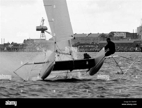 Multihull Hydrofoil High Resolution Stock Photography And Images Alamy