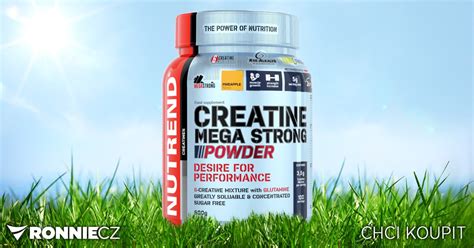 Creatine Mega Strong Powder Nutrend Ronnie Cz