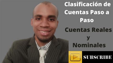 Contabilidad Clasificación De Cuentas En Contabilidad Cuentas Reales