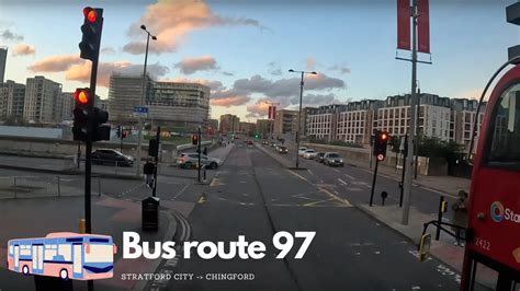 97 Full Bus Route Stratford City Chingford YouTube