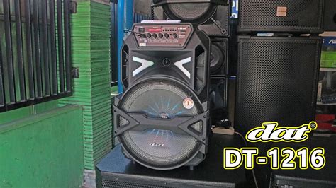 Speaker DAT DT 1216 Review Detail Suara Jernih YouTube