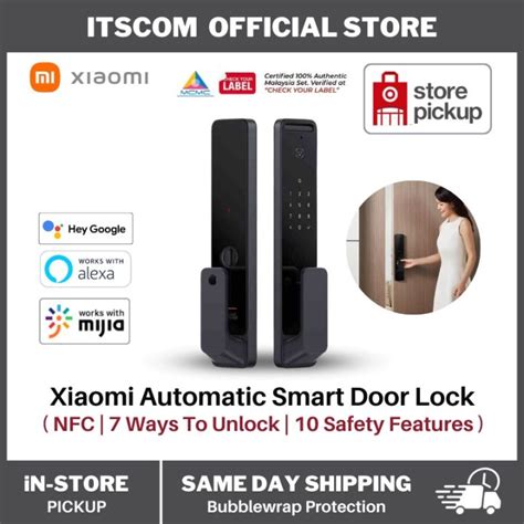 Xiaomi Automatic Smart Door Lock 7 Ways To Unlock Fast Automatic