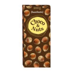 Шоколад CHOCO&NUTS молочный с цельным фундуком, 200 г * 2 шт. купить на ...