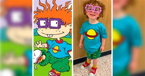 'Rugrats' Chuckie Finster Halloween Costume Earns Kid Internet Fame