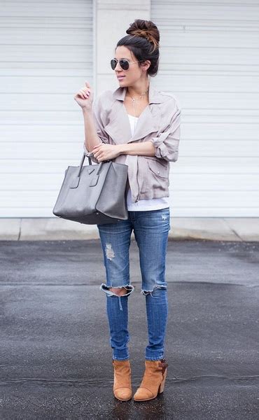 С чем носить туфли с толстым каблуком: обзор (25 фото) | Искусство быть ...