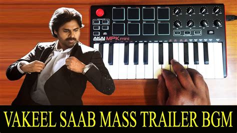 Vakeel Saab Mass Trailer Bgm By Raj Bharath Pawan Kalyan Thaman S