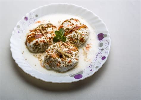 Indian Tasty Street Food Dahi Vada Stock Photo Image Of India Dish