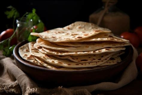 Armenian bread lavash. Generate Ai (3747349)