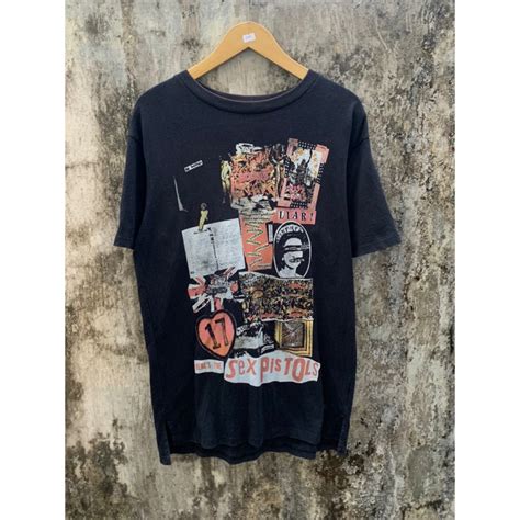 Jual Sex Pistols X Uniqlo T Shirt Official Licensed Original Kaos Musik Band Punk Rock Shopee