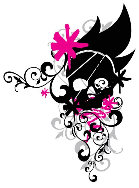 Flower Skull Vector Art & Graphics | freevector.com