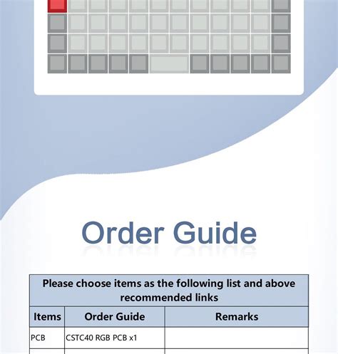 CSTC40 40 RGB 40 Hot Swappable Mechanical Keyboard PCB Programmed Qmk VIA VIAL Firmware Rgb