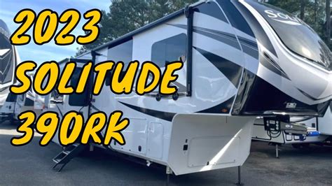 NEW 2023 GRAND DESIGN SOLITUDE 390RK 5TH WHEEL Dodd RV RESIDENTIAL DESK