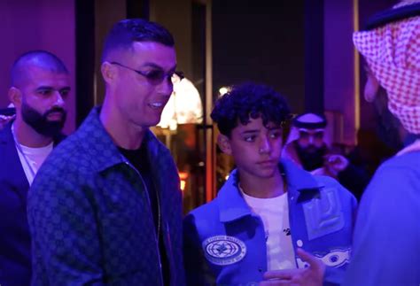 Cristiano Ronaldo And Son Attend Saudi Arabia Boxing Event Futbol On