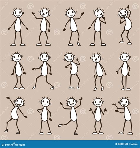 Cartoon Stick Figures