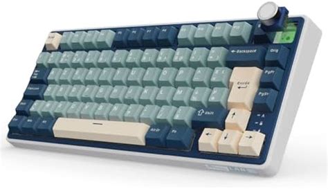 nuphy Halo75 V2 Clavier Mécanique de Jeu 75 sans Fil Hot Swappable Bluetooth 83 Touches RGB