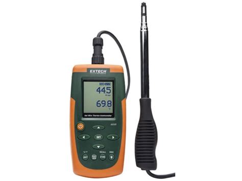 Extech AN NIST Anemometer Air Flow Type Anemometer Hot Wire Measurement Anemometer