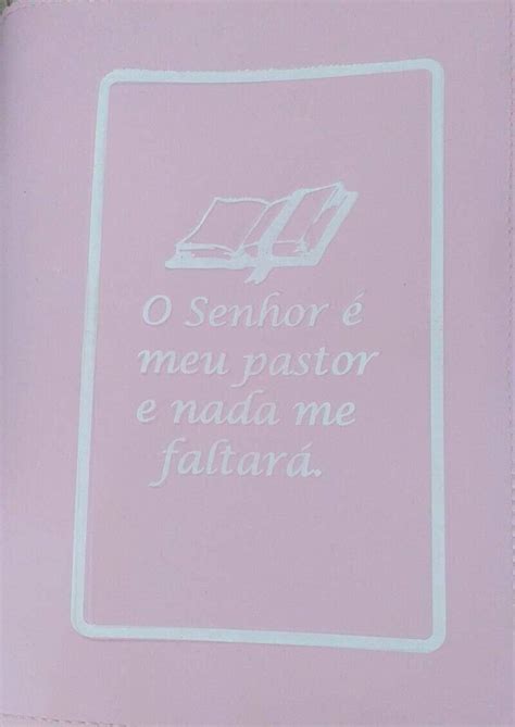 Capa Ziper Tamanho Grande Para Biblias De Estudo Rosa O Senhor E O Meu