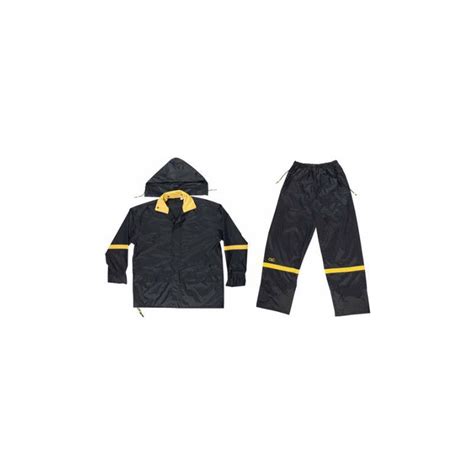 Clc R103m 3 Piece Deluxe Nylon Rain Suit —