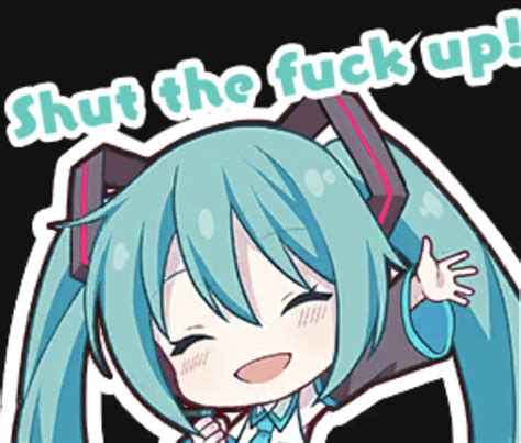 You Heard Her In Miku Gay Sticker Hatsune Miku