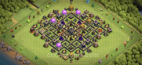 Best Base Th9 With Link Anti Everything Town Hall Level 9 Base Copy