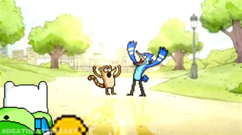 Finn And Jake Vs Mordecai And Rigby By Monkeyboi9005 On Deviantart