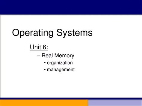 PPT - Operating Systems PowerPoint Presentation, free download - ID:9544092