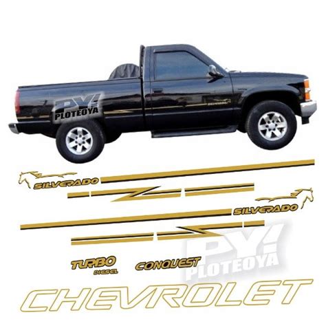 Kit Calcos Para Chevrolet Silverado Conquest I I Ploteoya Ploteoya