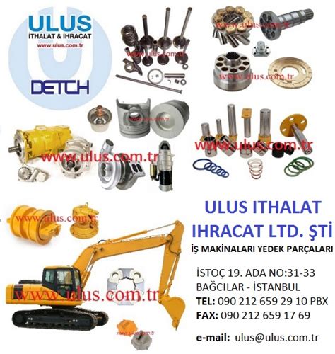 HITACHI Eskavatör yedek parçaları İstanbul