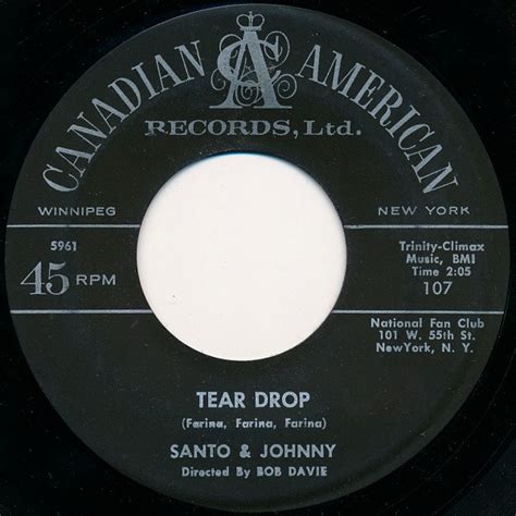 Santo Johnny Tear Drop The Long Walk Home Discogs