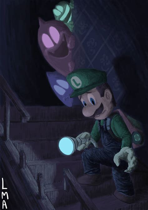 Luigi's Mansion - Fanart Illustration by LMAndrade on DeviantArt