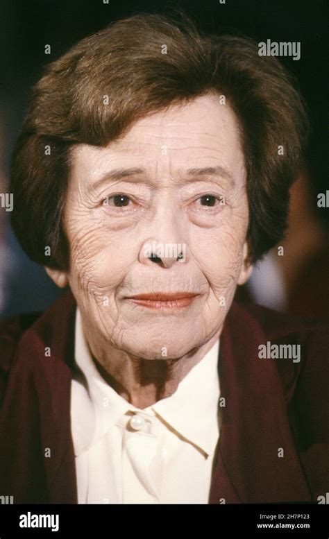 Nina Berberova on the set of the literary TV show "Apostrophes", on ...