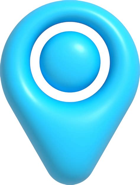 D Location Pin Icon Png