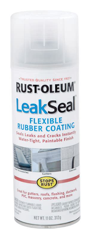 Rust Oleum Leakseal Rubberized Flexible Rubber Sealant Oz Clear