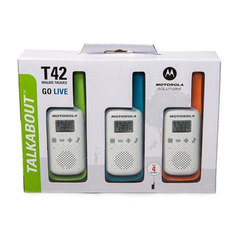 Motorola Talkabout T42 (Triple Pack) — Dreva Supplies