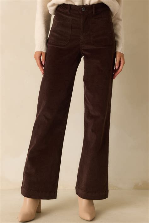 brown corduroy pants for women 7