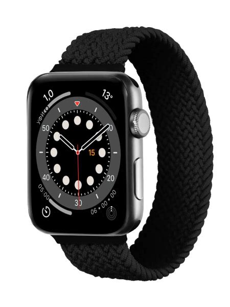 Плетеный ремешок для часов Apple Watch 42-44 мм, размер М 7-8 series 1 ...